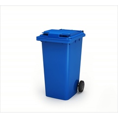 Контейнер для мусора передвижной 240 л., синий арт. 24.С29 