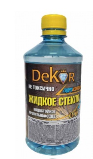 Жидкое стекло "DEKOR" 1,3 кг.