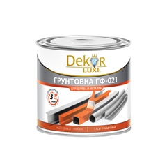 Грунтовка ГФ-021 DEKOR красно-коричневая 800г 