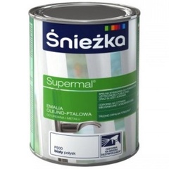 Эмаль Sniezka Supermal масляно- фталевая оранжевая F550 (0,8 л) для окон и дверей