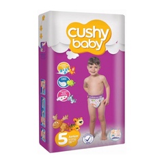 Детские подгузники, 52 шт (СЗ) CUSHY BABY Jumbo pack [5]Junior-52 